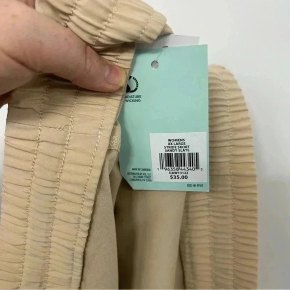 DSG SKORT WOMENS XXL STRIDE SANDY SLATE PICKLEBALL GOLF TENNIS PREPPY RUNNING - Picture 8 of 8